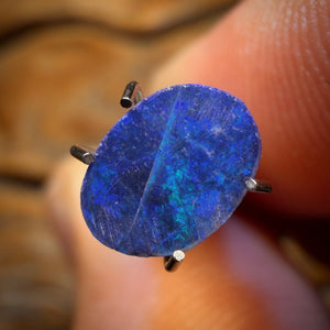 🔨 AUCTION 🔨 0.85cts - Lightning Ridge Opal Doublet. RECUTTERS DELIGHT