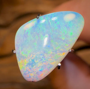 2.8cts - Solid Australian Boulder Pipe Opal - Opal Whisperers