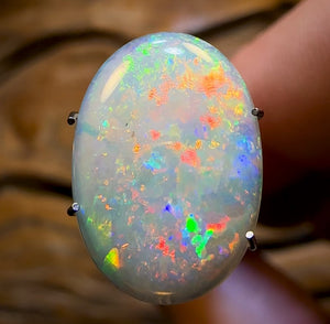 2.95cts - Best Red Fire Multi Colour South Australian Crystal Opal