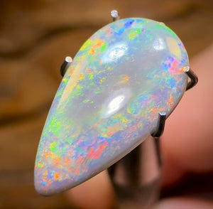 2.05cts - Australian Semi Black Opal from Lightning Ridge - Opal Whisperers