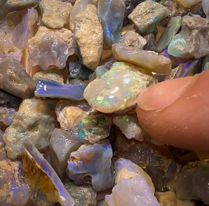 š540cts - 50+ Lightning Ridge Opal Rough. Serious Cutters Parcel! New Price Bargain