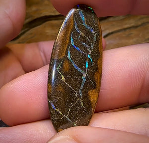 59.7cts - 4x Matching Queensland Boulder Opals. “Electric Salami” - Opal Whisperers