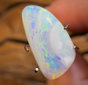 2.8cts - “Pastel Wave” Queensland Boulder Seam Opal