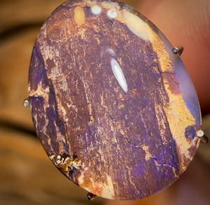 Auction Fall-Through = Your Gain! 🔥 Now More Than 50% Off RRP 🚨 4.1cts - Solid Australian Boulder Purple Pipe Opal