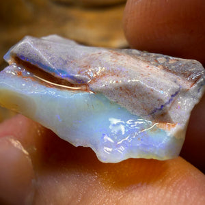 21.1cts - Lightning Ridge Dark Opal Rough Piece