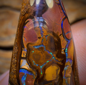 41.3cts - Tribal Yowah Nut Opal. Australian Opal