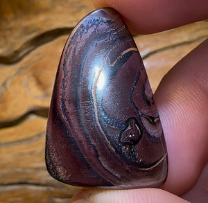 54.9cts - Wow Tribal Queensland Boulder Opal. Dark Ironstone - Opal Whisperers