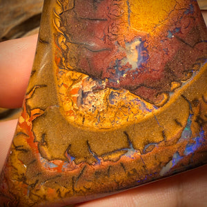 335.4cts - Large Tribal 1/2 Australian Boulder Opal from Yowah