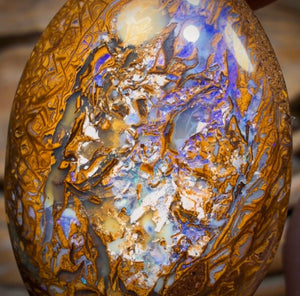 43.7cts - Tribal Australian Boulder Opal from Yowah