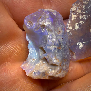 🔒96,7 cts - 3 lots d'opales brutes Lightning Ridge