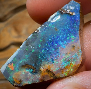 61.5cts - Queensland Boulder Seam Opal Rub