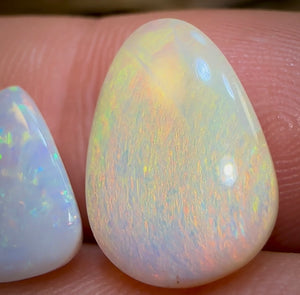 (Template) 5.45cts - South Australian White Opal Set - Opal Whisperers