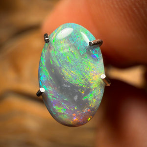 0.6cts - Great Pattern Lightning Ridge Black Opal