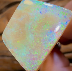19.1cts - Yowah Nut Pure Golden Crystal Opal. Old Material Super Rare - Opal Whisperers