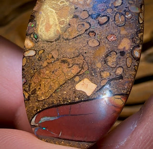 68.2cts - Big Yowah Nut Conglomerate Opal Pair BARGAIN