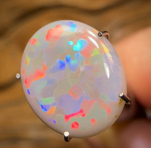 2.55cts - ‘Red Camo’ GEM Lightning Ridge Dark Opal