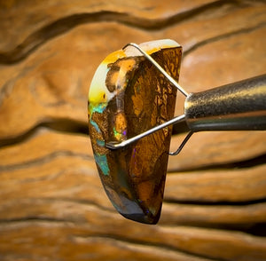 20.8cts - Yowah Nut Tribal Opal Picture Stone