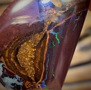 10.9cts - Tribal Yowah Nut Opal. Australian Opal BARGAIN