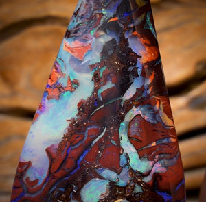 54.8cts - TOP Tribal Australian Boulder Opal from Koroit