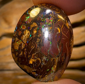 22.3cts - Tribal Queensland Boulder Opal from Koroit