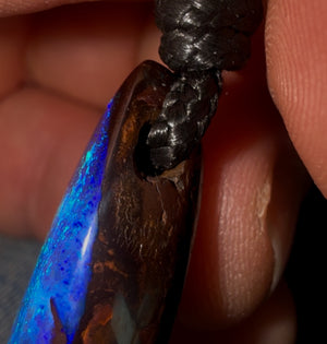 Isaac’s Choice for London Trip - solid Opal Top Boulder Drilled Pendant