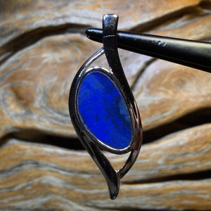 Sterling Silver - Queensland Boulder Opal Doublet Pendant