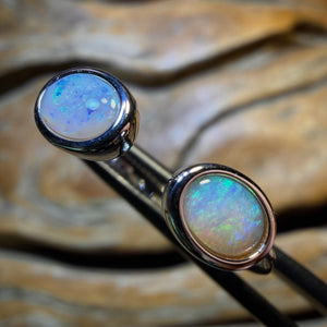 Sterling Silver - South Australian Crystal Opal Ring