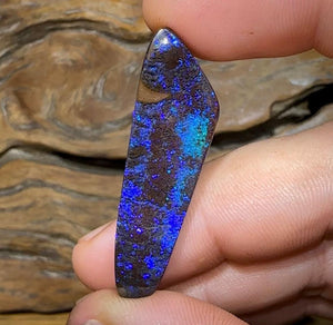 27.6cts - Solid Black Boulder Opal - Opal Whisperers