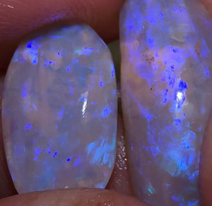 26.55cts - 3 x wood replacement opal rubs - Opalwhisperers