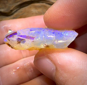 The 48.8cts - Queensland Boulder Crystal Rough. Australian Opal - Opal Whisperers