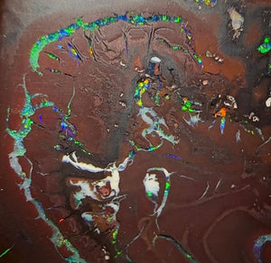 19.2cts - Queensland Boulder Opal Double Sided - Opal Whisperers