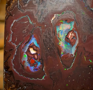 36.5cts - Queensland Boulder Opal Double Sided - Opal Whisperers