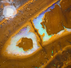 147g - Yowah Nut Opal Rough Slab Pair - Opal Whisperers