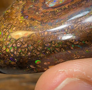 148.1cts - TOP Tribal and Kernel Combo Yowah Australian Boulder Opal. - Opal Whisperers