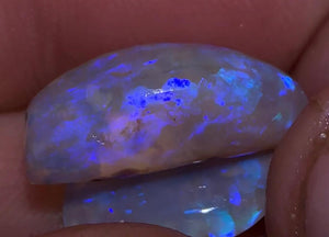 26.55cts - 3 x wood replacement opal rubs - Opalwhisperers