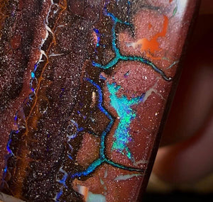 24cts - Queensland Boulder Opal Double Sided - Opal Whisperers