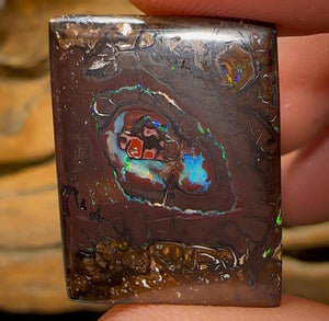 36.5cts - Queensland Boulder Opal Double Sided - Opal Whisperers