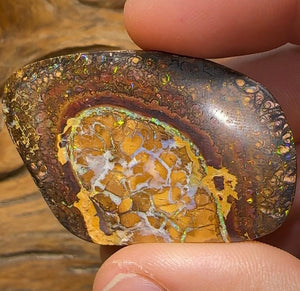 148.1cts - TOP Tribal and Kernel Combo Yowah Australian Boulder Opal. - Opal Whisperers