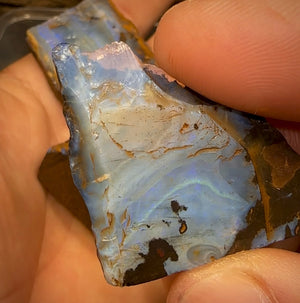 240cts - 3 x boulder rough pro opal cutting material - Opalwhisperers