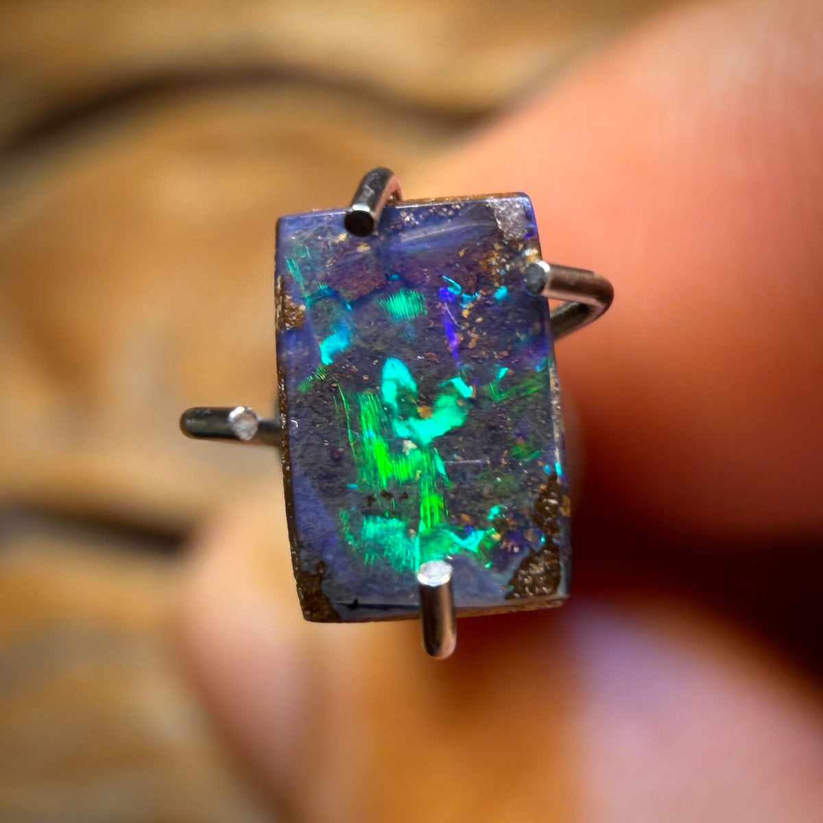0.45cts - Australian Boulder Seam Opal from Queensland