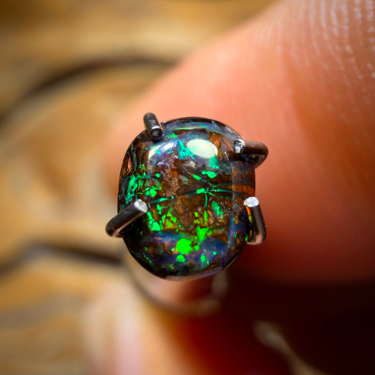 0.4cts - Australian Boulder Opal from Yowah