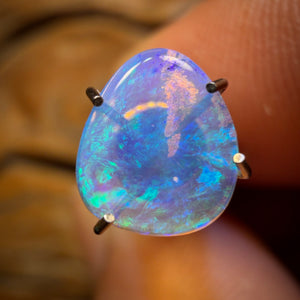 0.7cts - Solid Australian Boulder Pipe Crystal Opal