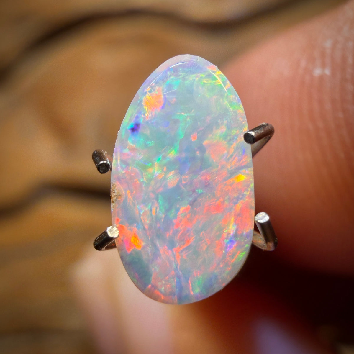 0.9cts - Solid Australian Boulder Pipe Opal