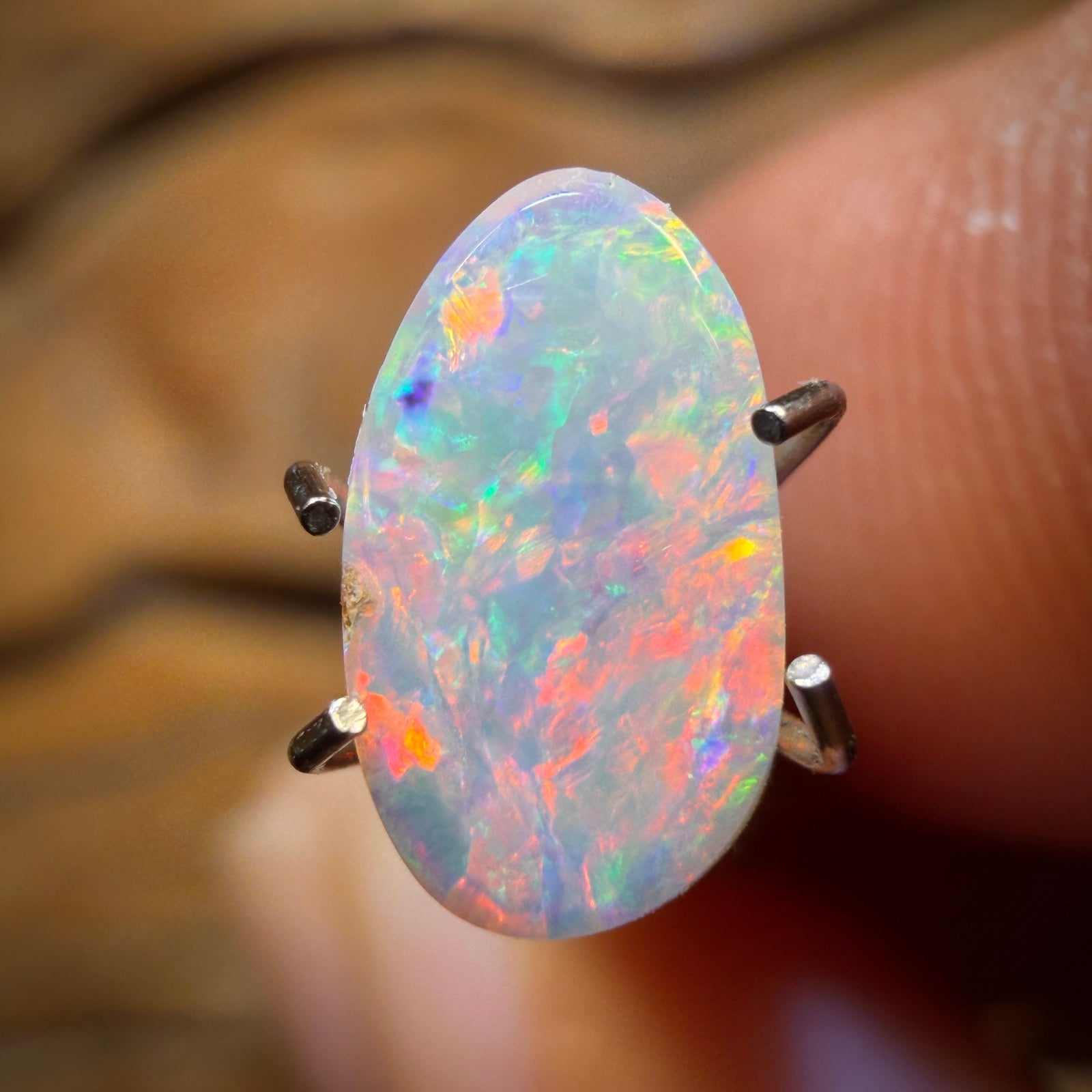0.9cts - Solid Australian Boulder Pipe Opal