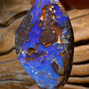 HDW 121.9cts - Tribal Yowah Nut Opal Rough Rub