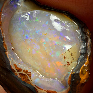 25.4cts - Yowah Nut Crystal Centre Opal Rough Piece