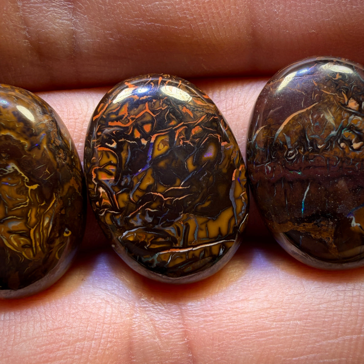 74.5cts - 4x Australian Tribal Boulder Opal’s. Wholesale Parcel