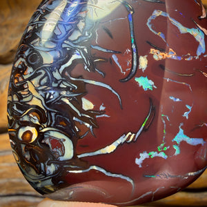 Half Price Card! 320.8cts - Huge Tribal Queensland Boulder Opal from Koroit