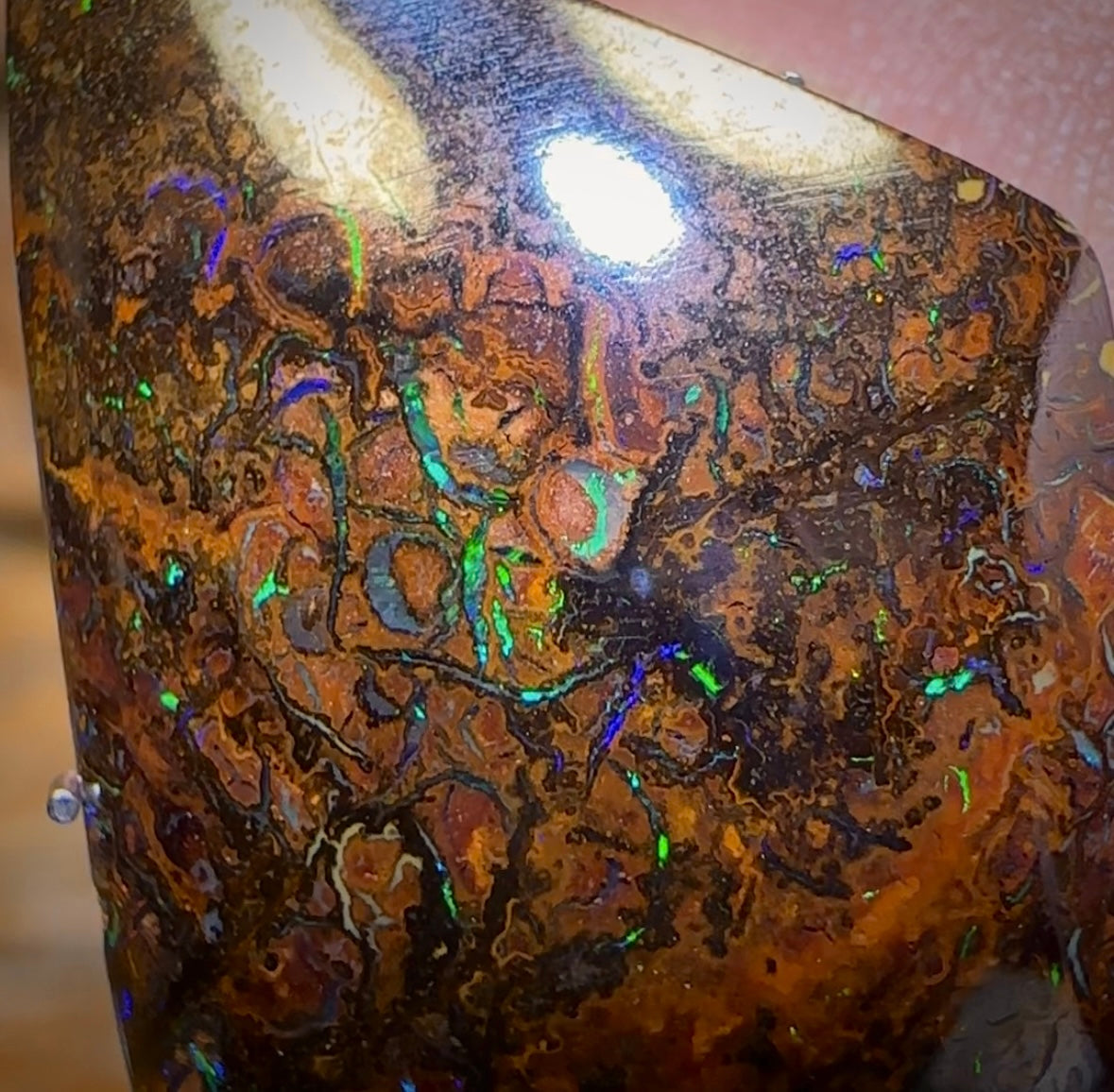 13.3cts - Tribal Queensland Boulder Opal from Koroit