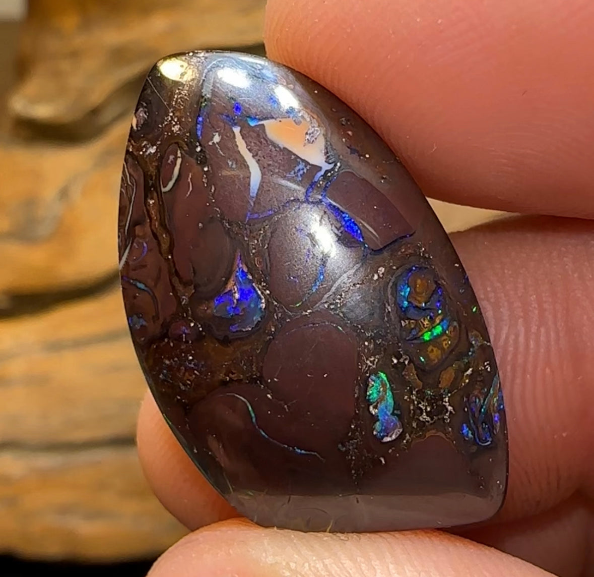 29.7cts - Queensland Boulder Opal from Koroit - Opal Whisperers